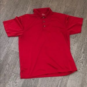 Champion Red Polo Short Sleeve Shirt Size L